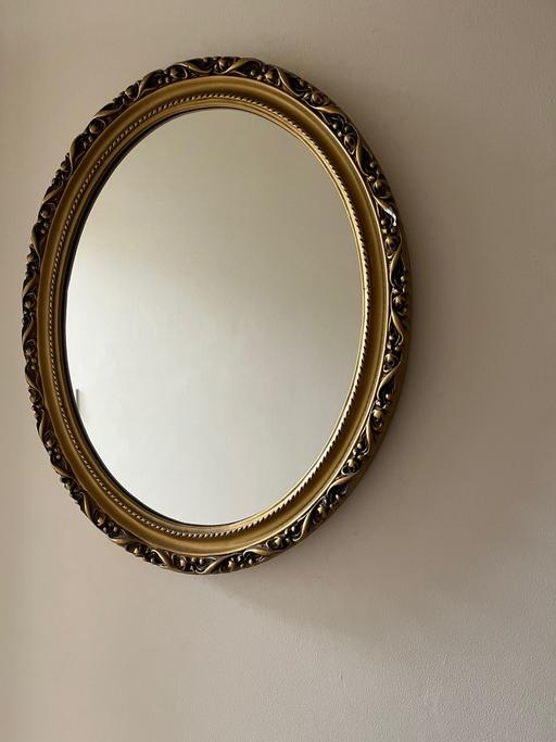 Buy & Sell Handsworth Birmingham - Photos for Oval Gold Mirror