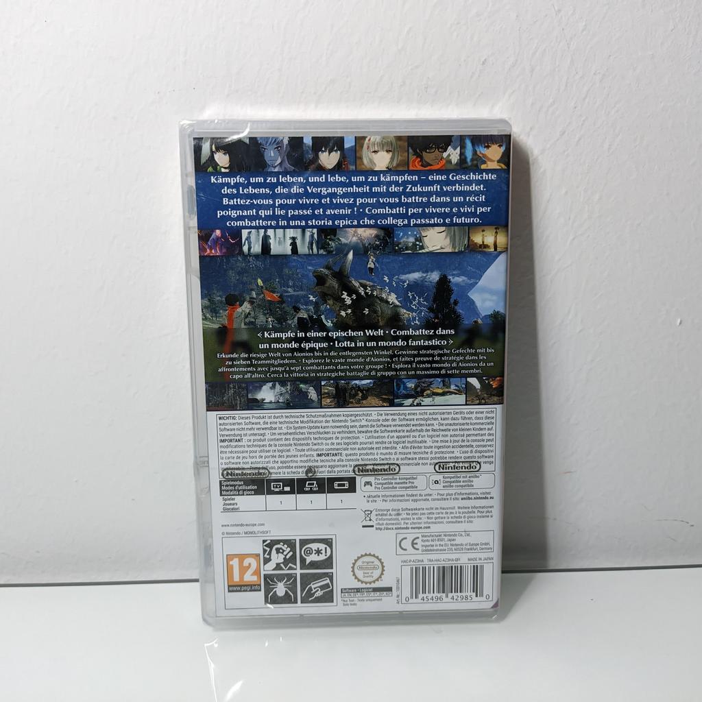 Verkaufe hier Xenoblade Chronicles 3 für die Nintendo Switch. Es handelt sich um unbenutzte und noch versiegelte Neuware. Kein Tausch! Abholung oder Versand möglich.