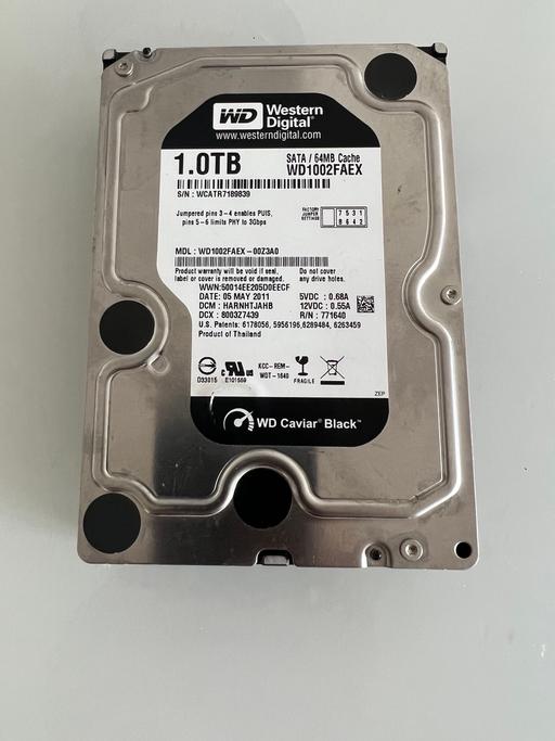 Buy & Sell South West London West Brompton - South West London - Photos for Western Digital 1 TB Hard Drive 64MB Cache