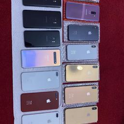 The following Phones are available; 
Unlocked and in excellent condition 
Will also provide warranty and receipt

Please call 07582969696

Samsung A5 £55
Samsung s6 £65
Samsung s8 £105
Samsung s9 64gb £110
Samsung s9 plus 128gb £130
Samsung s10 128gb £145 512gb £160
Samsung s10 plus £165 128gb
Samsung s10 lite 128gb £145
Samsung Galaxy s10 5g 256gb £180
Samsung s20 5g 128gb £185
Samsung s20 Ultra 5g 128gb £260
Samsung s20 plus 5g 128gb £215
Samsung FE 5g 128gb £165
Samsung Galaxy note 9 128gb £145
Samsung note 10 plus  256gb £235
Samsung Galaxy note 10 256gb £190
Samsung Galaxy note 20 ultra 256gb £370
Samsung Galaxy z flip 3 5g 128gb £245

ipad air 32gb £75
ipad air 64gb £95
ipad air 128gb £110
ipad air 2 64gb £95
ipad air 2 128gb £130
ipad pro 12.9inch 2nd gen 256gb £300
samsung tablets £75 

iPhone SE 32gb £75
IPhone 6 64gb £80
iPhone 6s 16gb £80
iPhone 7 32gb £90
IPhone 7 128gb £110
iPhone 8 64gb £125 256gb £135
IPhone SE 1st generation 32gb £65
IPhone SE 2nd generation 128gb £140