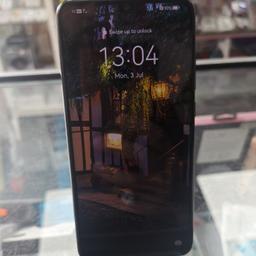 Huawei P smart 2019 64GB unlocked

In good condition screen is very good condition back has some light scratches please look at the pictures comes with 3 months warranty from our phone shop in harrow comes with USB cable only