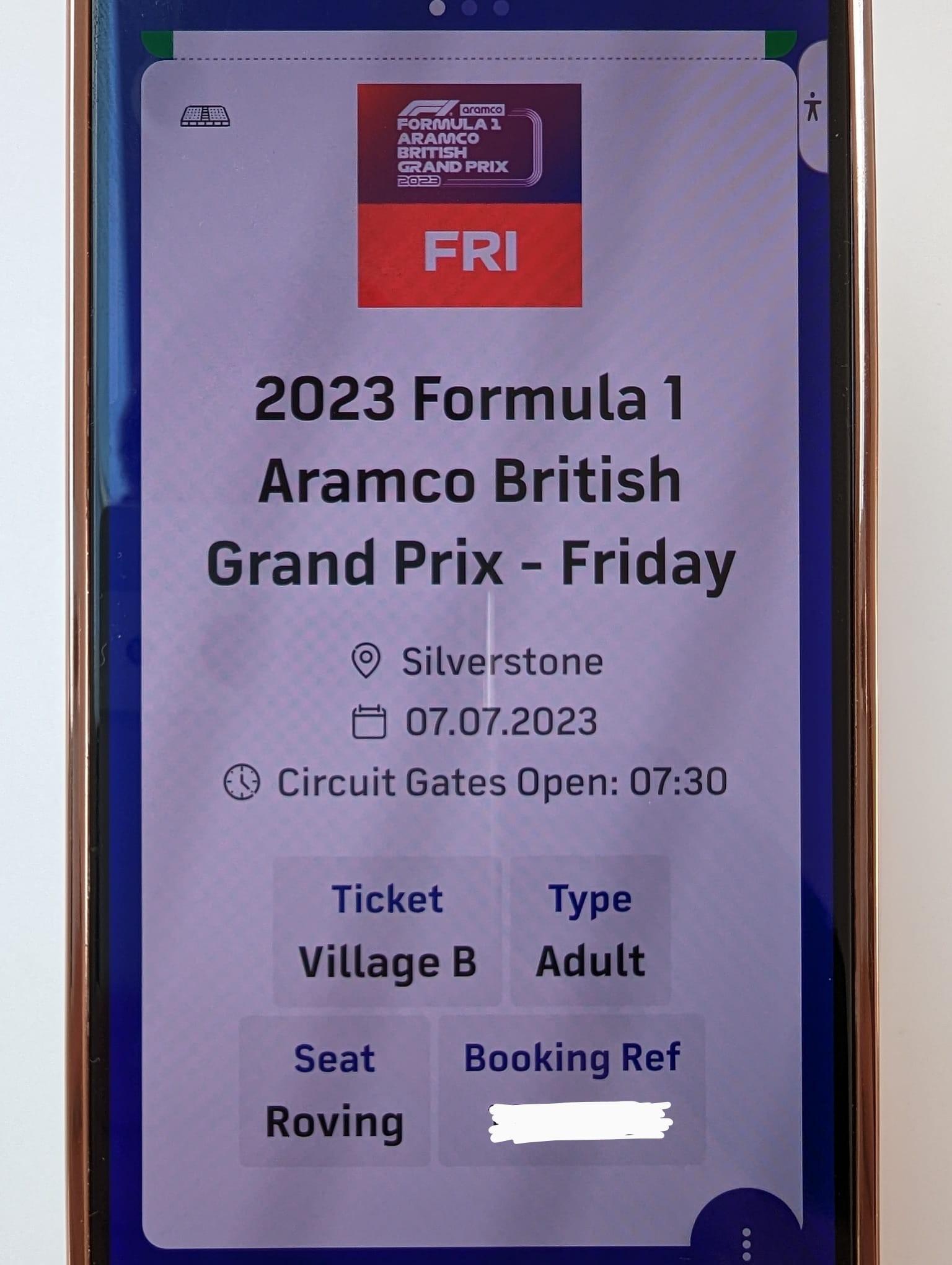 Silverstone 2023 Friday Tickets in WS3 Bloxwich für 50,00 £ zum Verkauf ...