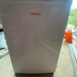 Beko fridge with a small freezer freestanding.

Working in perfect condition

A++++++ rating around 18 months old
