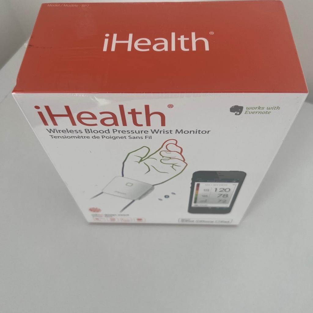 Brand new sealed, blood pressure monitor, wireless… iPhone compatible.