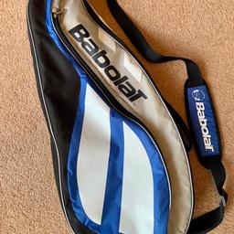 Babolat tennis racket bag. Holds 3 rackets. Excellent used condition. Cash on collection only wolverhampton area