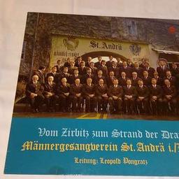 Verkaufe Schallplatte "Männergesangsverein St. Andrä im Lavanttal - Vom Zirbitz bis zum Strand der Donau" in sehr gutem Zustand.
