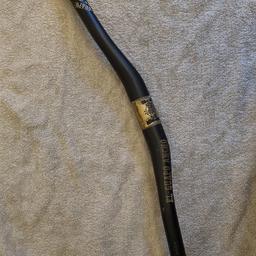 Bike/Bicycle Handlebars 31.8 
originally came off a On one Bike but are in very good condition and look good too.
can post or deliver for extra..