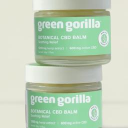Relieve muscular aches, tension, and stiffness with Green Gorilla’s™ CBD body balm bundle. Our formula blends certified organic botanicals with 600mg of active CBD oil, creating a luxurious balm that sinks deep into the skin. Discover instant moisturization and long-lasting protection with this clean, organic CBD oil balm.