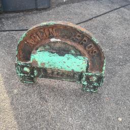Old cast iron letter box. ideal for a man cave or garden bar.