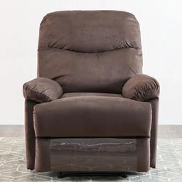 Manual Recliner Chair Armchair Sofa Suede Fabric Seater Cinema Seating
Light brown chocolate

Original colour is in the last pictures

Local delivery available for extra cost depending on your post code