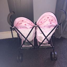Dolls twin stroller used but still in a really good condition from smoke and pet free home