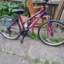 Used bike for sale. It's been in the shed, so it's not rusty. Size on the picture of the wheel.