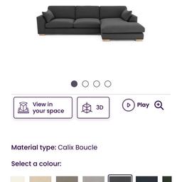For sale a sofa calix dfs bought from the store 4 months ago very convenient you can work covers from it sells only because it takes less