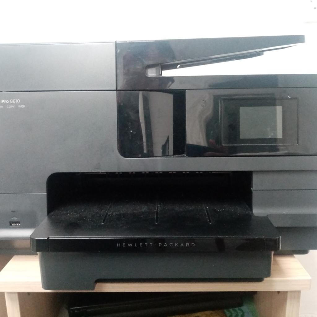 HP officejet pro 8610 printer

All in one: PRINT / FAX / SCAN / COPY / WEB

Condition: Not working (cartridge head faulty) when tried to install new (Original HP) one of a pin broken.
Selling as Spare and repair
All four original HP cartridges included