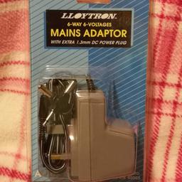 New lloytron 6 way 6 voltage mains adapter
Collection burscough
Please take a look through my other items