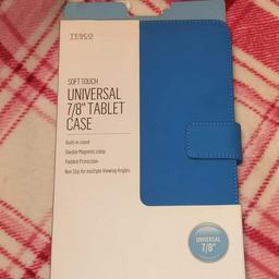 New soft touch universal 7/8" tablet case
Collection burscough or willing to post if you can pay through paypal and cover the p&p charges
Please take a look through my other items