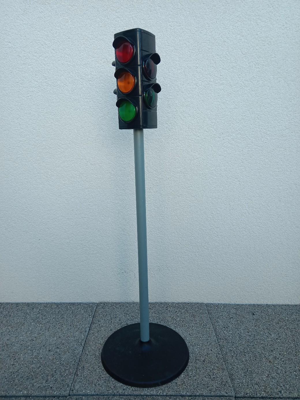 Relaxdays Kinder Ampel Mit Licht & Sound - Verkehrserziehung Spielzeug 69cm