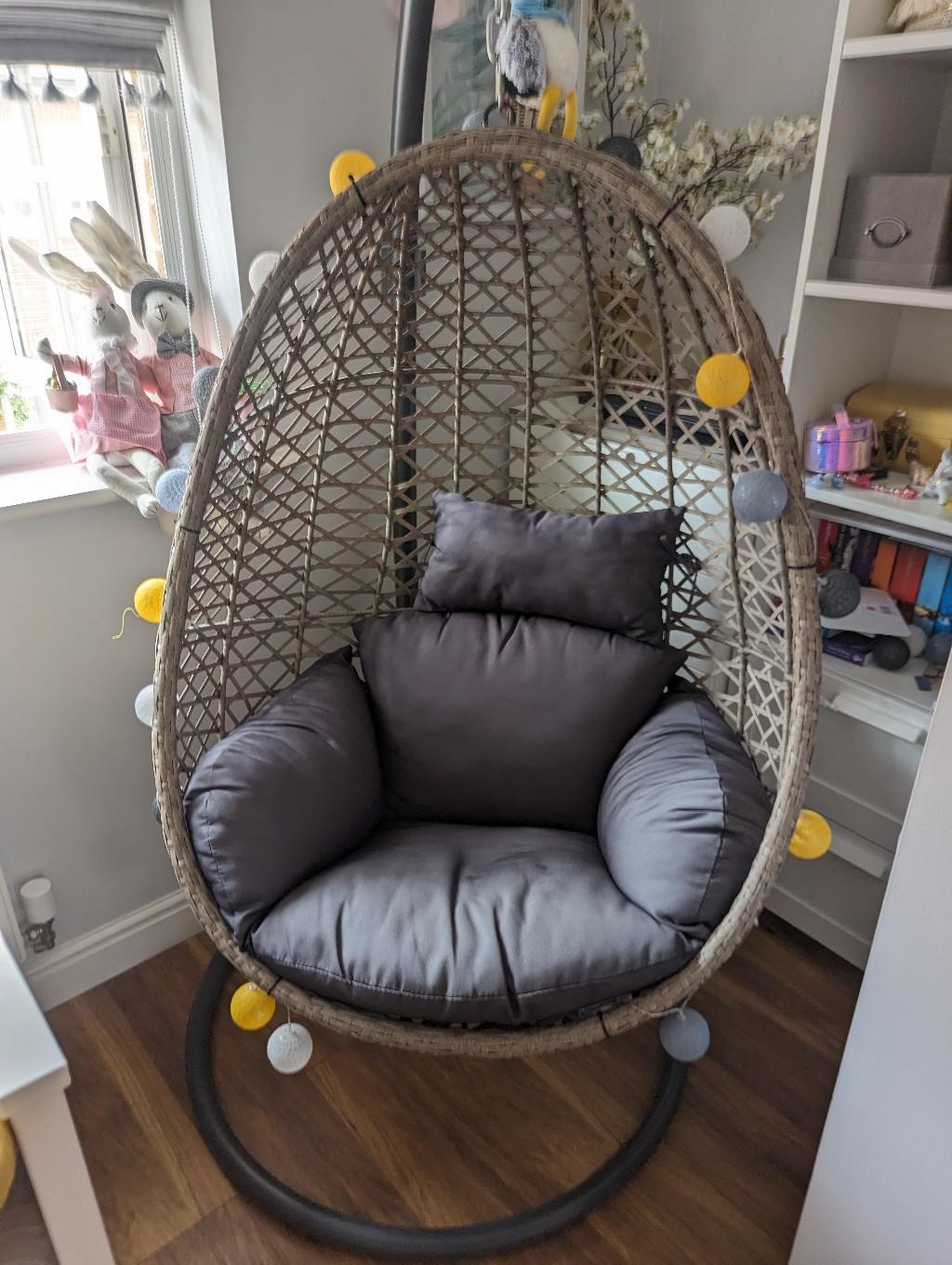 Aldi egg chair+ cover in ME15 Maidstone for £150.00 for sale Shpock