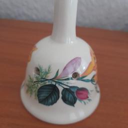 Vintage Pomander By Sallie Robinson. Pretty Floral freesia design shaped china bell, made in England. In perfect undamaged condition. Stands 3 inches high x 2.25 inches wide. From smoke and pet free home, check out my other items. Happy to combine postage for multiple purchases when possible or collection from DL5. Thanks for looking.