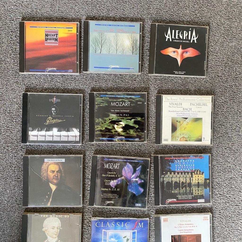 19 CLASSICAL CDS ( BUYER MUST COLLECT CAN NOT DELIVER OR POST PAYMENT ON COLLECTING ) post code SE193SW