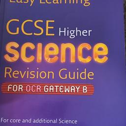 GCSE Higher Science Revision Guide. Collect only please