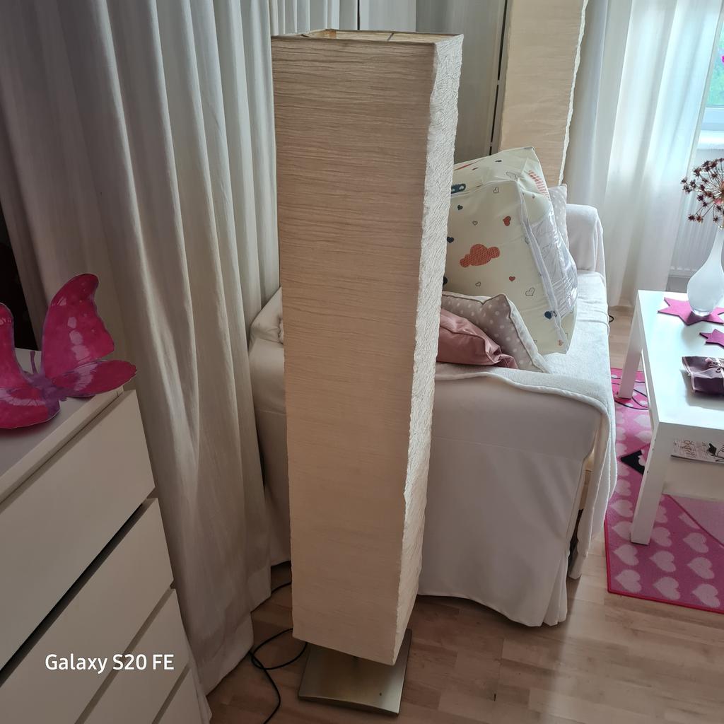 IKEA 2 Stehleuchten Japanpapier
B 25 x T 25 x H 148 cm
Nur komplett verkäuflich
Nur Abholung