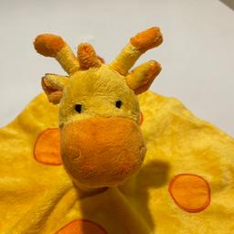 Large tommee tippy orange Girafe baby comforter