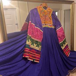 Hand embroidered afghani kuchi clothes . These are not used ,but these are vintage dresses . 3 piece available. Free size .
