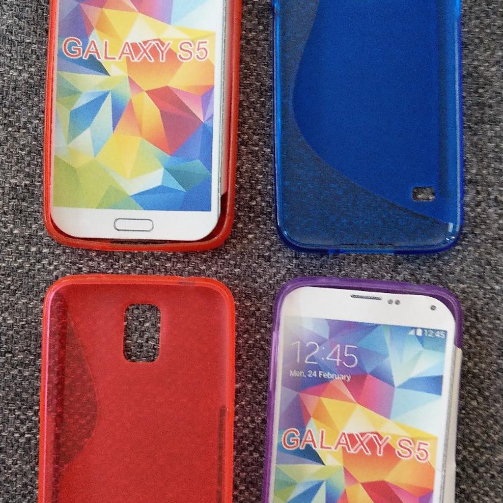 Samsung Galaxy S5 Hülle Cover Silikon Neu Blau Pink Rot Lila cover
4 Handyhüllen
1x Blau
1x Rot
1x pink/Rosa
&
1x Lila
Sind alle NEU je 2 Euro

Versand möglich
Verkaufe noch weitere Artikel
Privatverkauf/ keine Garantie-Rücknahme