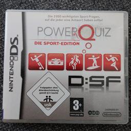 Nintendo DS Power Quiz Die Sport - Edition Spiel Spaß Spannung Wissen
POWER QUIZ für Nintendo DS 


Versand möglich 
Verkaufe noch weitere Artikel
Privatverkauf/ keine Garantie-Rücknahme
