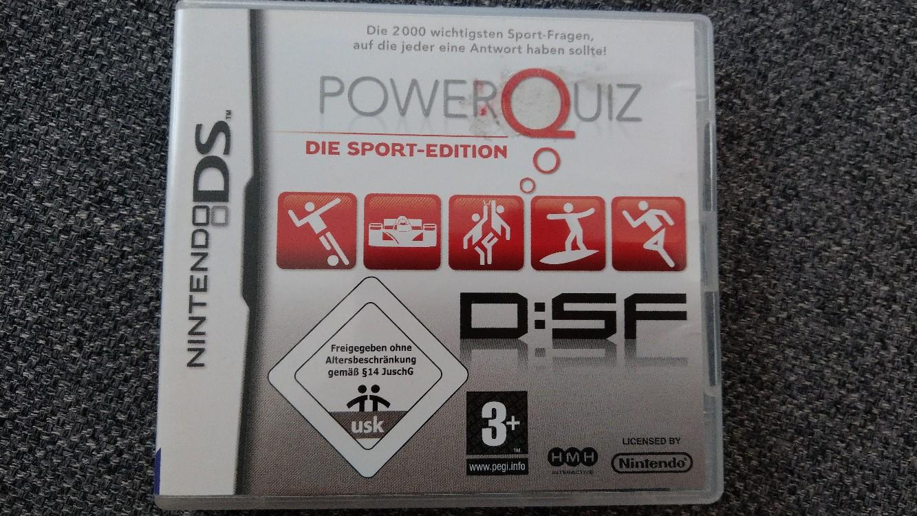 Nintendo DS Power Quiz Die Sport - Edition Sp in 32791 Lage für 3,00 ...