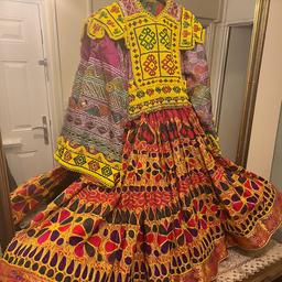 Afghani kuchi jawlai clothes . Free size . 3 piece .