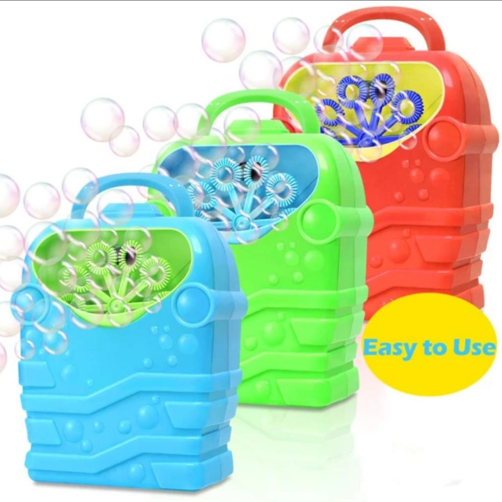 AUTOMATIC BUBBLE MACHINE (ALL NEW IN BOX) LAST CHANCE AMAZING PRICE

£-3 EACH ONLY.
( CASH ON COLLECTION ONLY)
 CAN POST WITH EXTRA

BULK AVAILABLE

 Requires 3 x AA batteries (NOT INCLUDED)

Package Content:
1 x Bubble Machine (without Bubble Solution)

Color: Blue, Salmon, Yellow

COLLECTION IN NEW MALDEN NEAR NEW MALDEN BAPTIST CHURCH (KT3)

ANY ENQUIRY INBOX ME