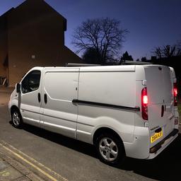 Vauxhall Vivaro 64 Plate 

- I am currently the 2nd owner from BRAND NEW

- ULEZ COMPLIANT 

- 137K MILAGE 

- NO ISSUES WHAT SO EVER 

- FULL SERVICE HISTORY 

- DEAD LOCKS FITTED 

- RHINO ROOF RACKS FITTED (OPTIONAL)

- MOT TILL / 1ST FEBRUARY 2024

- TAX / 1ST JUNE 2024 

- COME TAKE A DRIVE & JUDGE FOR YOURSELF

- ONLY SELLING DUE TO PURCHASING A NEW VAN