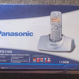 Boxed Panasonic KX-TG1100 Digital Cordless Phone + Base.

Feel free to check out my other items on the list 👍