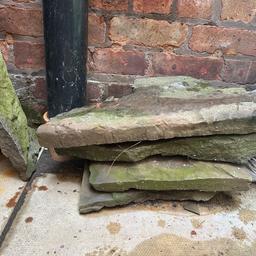 Various sizes of sandstone