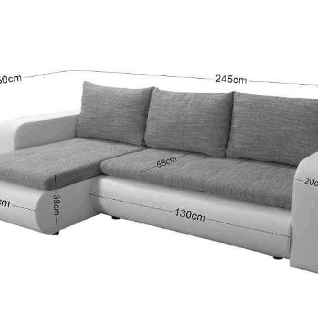 Brand New Corner Sofa Bed in packs.

Beautiful Brand Corner Sofa bed with double storage space.

Can be changed LEFT or RIGHT side.

Excellent High Quality upholstry Corner Sofa Bed.

Advance built in mattress for extra comfort with double storage space.

The chaise lounge can be placed LEFT or RIGHT easily.

Size of L shape: 245cm by 150cm

Size of bed: 200cm by 140cm.

Can easily sleep 2 adults.

Comes in 3 pieces for easy transportation and to take through tight narrow space.

HOW TO PLACE AN ORDER:

If you need any kind of information please feel free to contact us

👇👇👇👇

🛍️ Website Link:
shopcityzone.com

🔰 Facebook Link:
Shop City Zone

🔰 Instagram Link:
shopcityzone