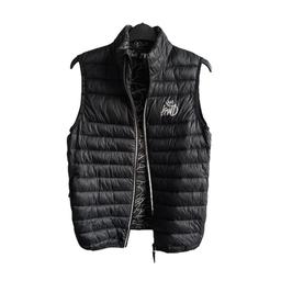 Kings Will Dream Puffer Jacket In Reflective Gray With Logo