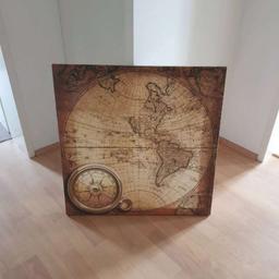 Verkauft wird wie auf dem Bild ersichtlich ein Leinwandbild mit dem Motiv "Weltkarte".
Maße: 0,7x0,7m
NP: 79€

Bei Interesse einfach melden.