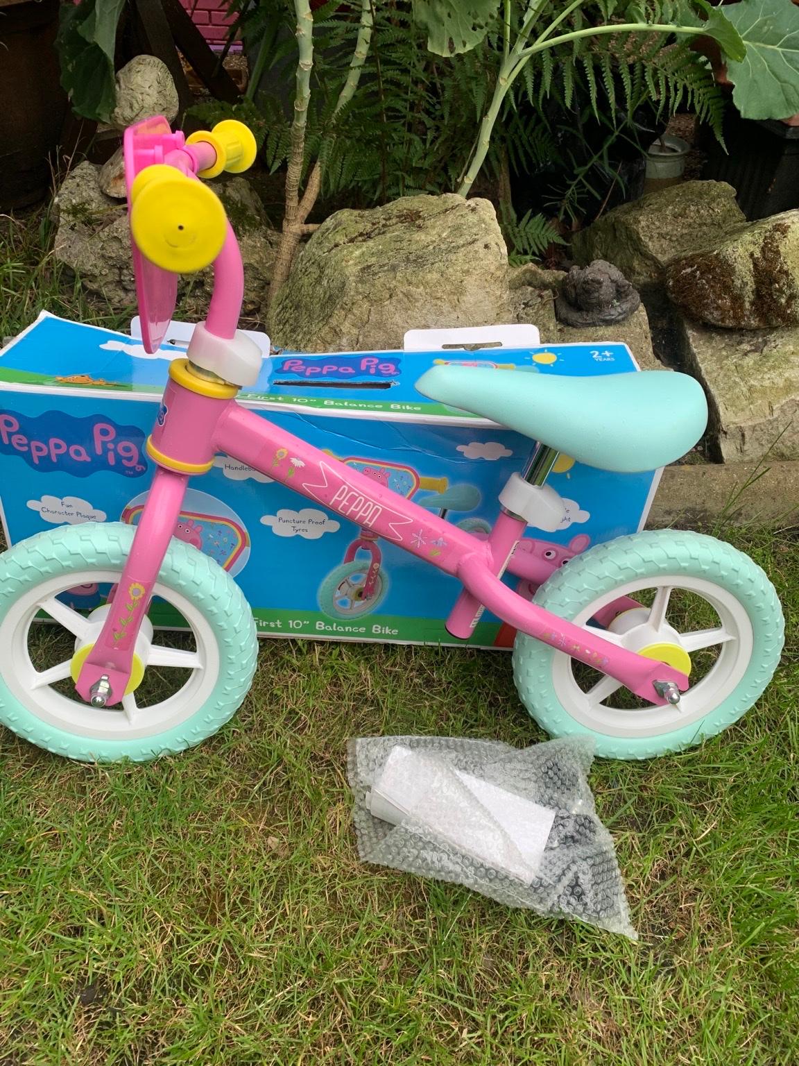 peppa balance bike