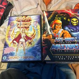 I’m selling my he man and she ra DVDs only seen once if interested let me know and it’s pick up only