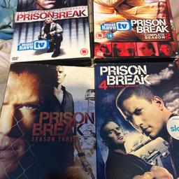 I’m selling my prison break season 1-4 plus the final break all good condition so if your interested in all box sets it’s pick up only