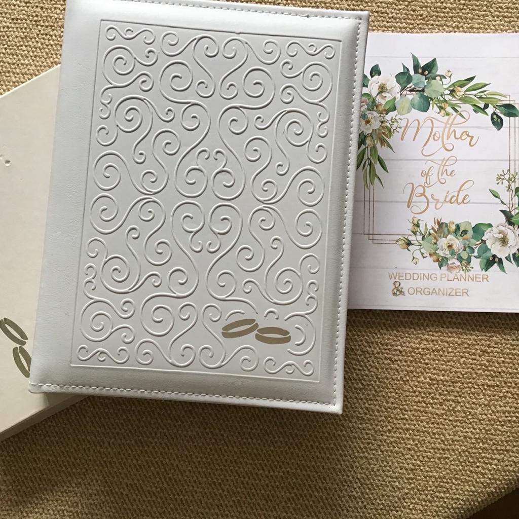 New White Wedding planner in box
& mother of the bride wedding planner and organiser ,also new
Sold together
Condition of box as seen ,some superficial marks and corner split
Both £7 o n o