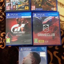 Ps4 games hardly been used need to sell em al