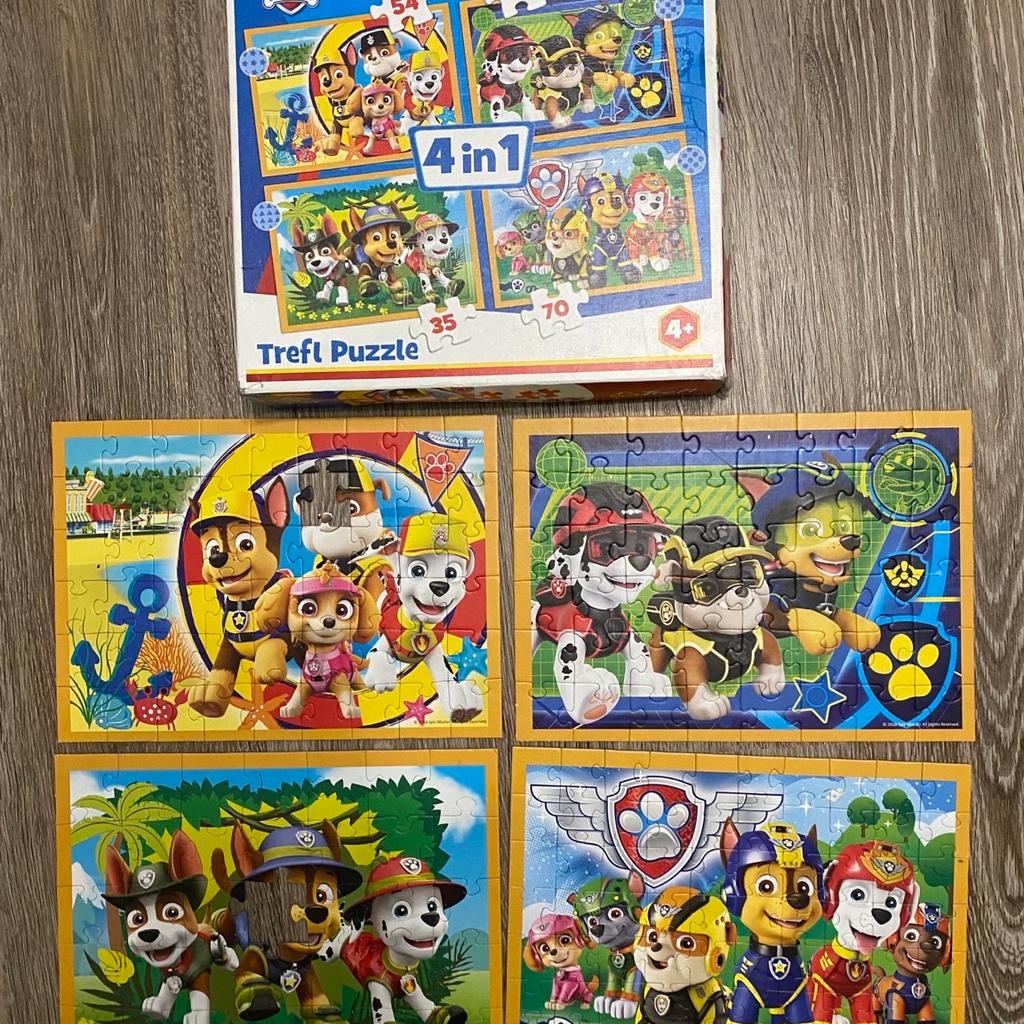 Paw Patrol Puzzle 4 in 1 in 76287 Rheinstetten for €6.00 for sale Shpock