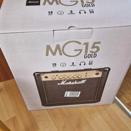 Ein Schwarz/Goldener E-Gitarrenverstärker in Orginalverpackung, noch nie benutzt. Marshall MG15G Electric Guitar Amplifier Combo 1x8 15 Watts.
Preis exklusive Versand.
Schau dir auch gerne noch andere Produkte von mir an:) #flamingo