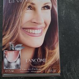 Lancome la vie est belle Parfüm 
75 ml 
Neu und original verpackt. 
Gerne abholen aber auch Versand möglich.