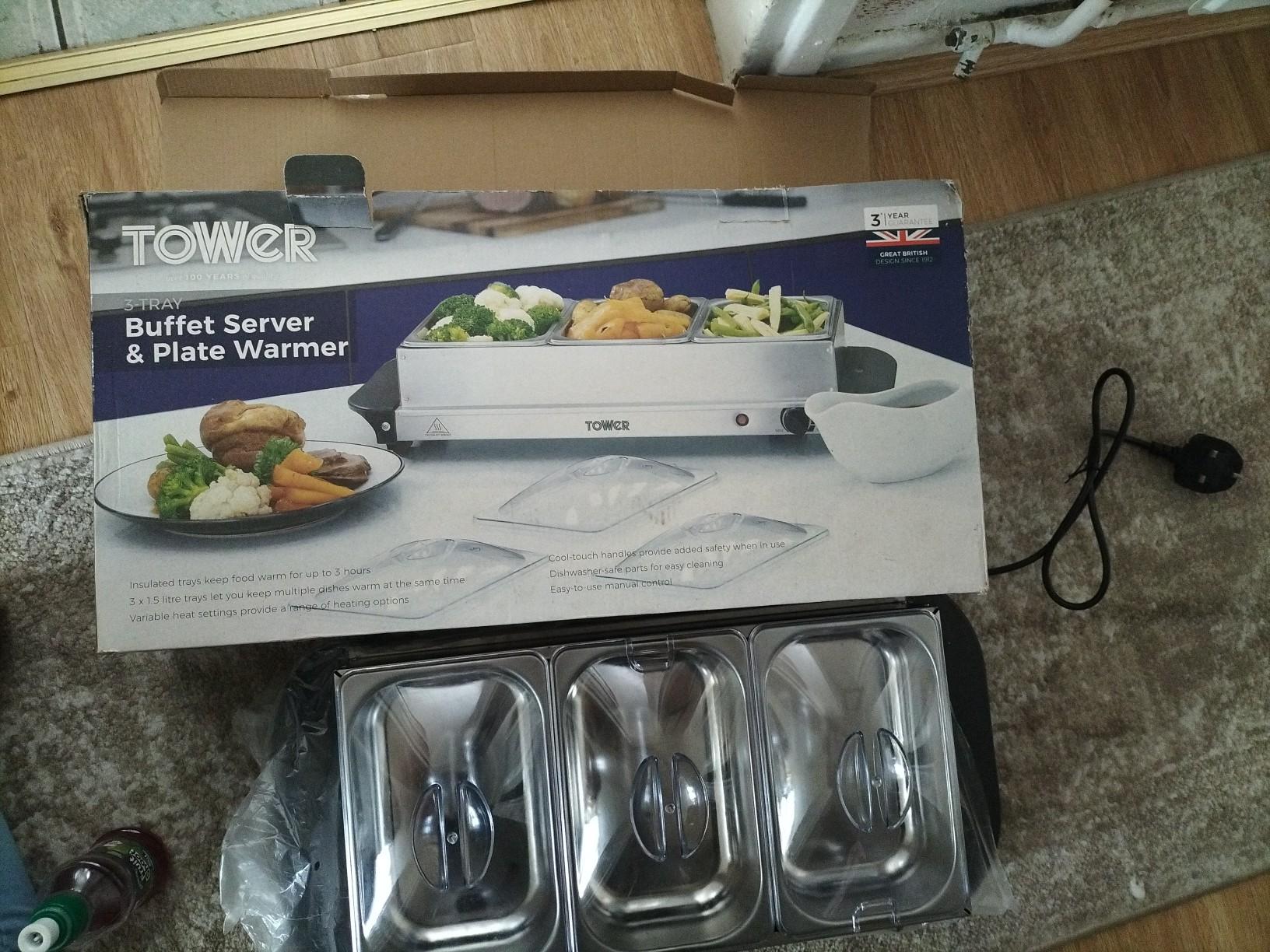 tower buffet server and plate warmer in B19 Birmingham für 20,00 £ zum