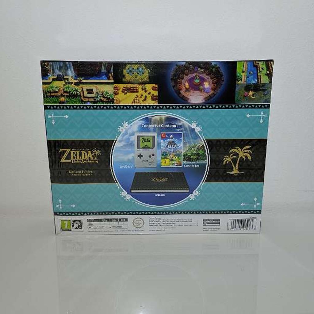 Verkaufe hier die Limited Edition von The Legend of Zelda Links Awakening für die Nintendo Switch. Diese Edition beinhaltet ein 120-seitiges Artbook und ein Steelbook. Es handelt sich um unbenutzte und noch versiegelte Neuware. Kein Tausch! Abholung oder Versand möglich.