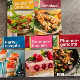 - 5 Lingen Kochbücher
- „Salate & Snacks“ / „Trennkost“ / „Partyrezepte“ / „Sommerkuchen“ / „Pfannengerichte“
- alle neu und unbenutzt
- Preis VB pro Buch, wenn alle oder mehrere genommen werden, wird es nichmal günstiger

Abzuholen in Leverkusen-Manfort, bei Versand kommt noch das Porto hinzu